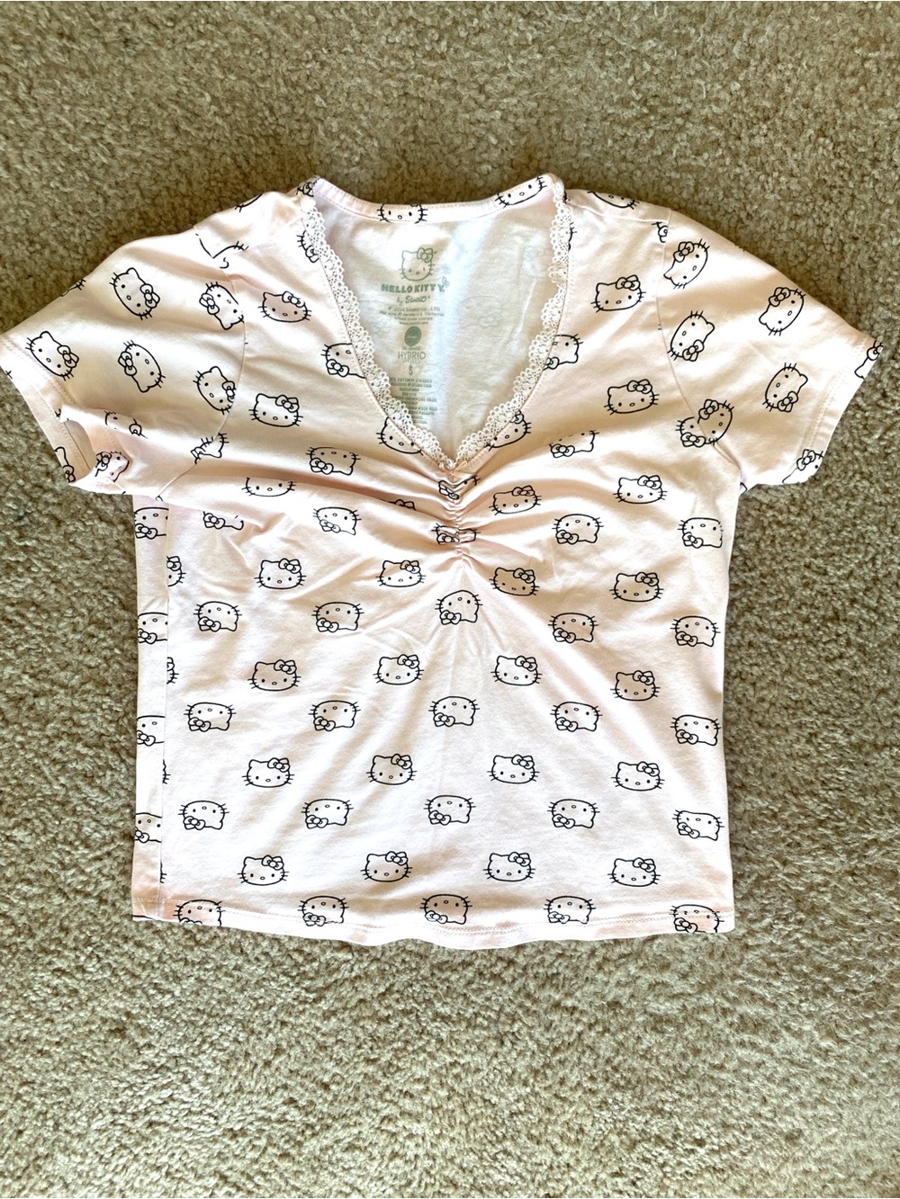 Adorable Hello Kitty Pink Top